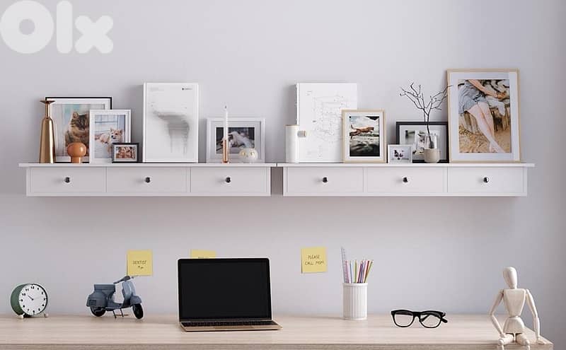 floating shelf of drawers 5
