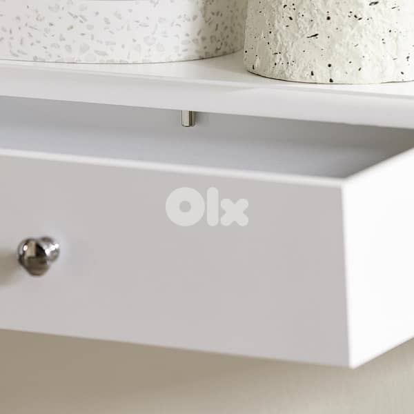 floating shelf of drawers 6