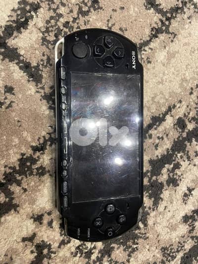 black Sony PlayStation Portable (PSP) 3000