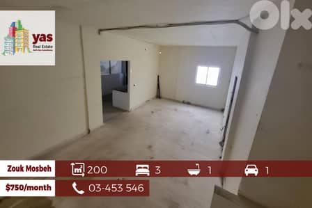 Zouk Mosbeh 200m2 | Well Maintained | Rent | Spacious | EL