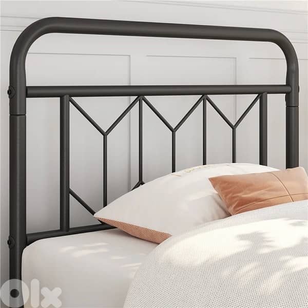 metal bed | modern | diamond pattern 2