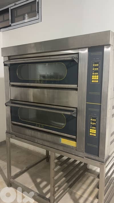 Pizza gas oven 2 deck