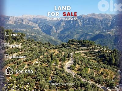 Land For SALE In Dlebta أرض للبيع #CA