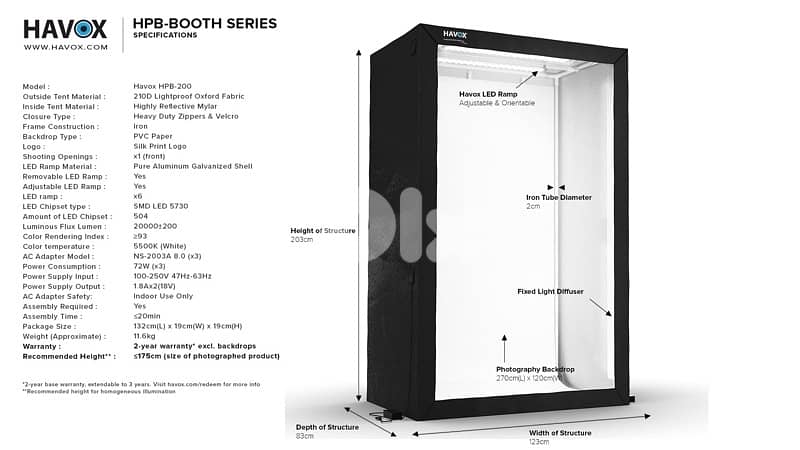 Photo booth studio Havox for modeling 2
