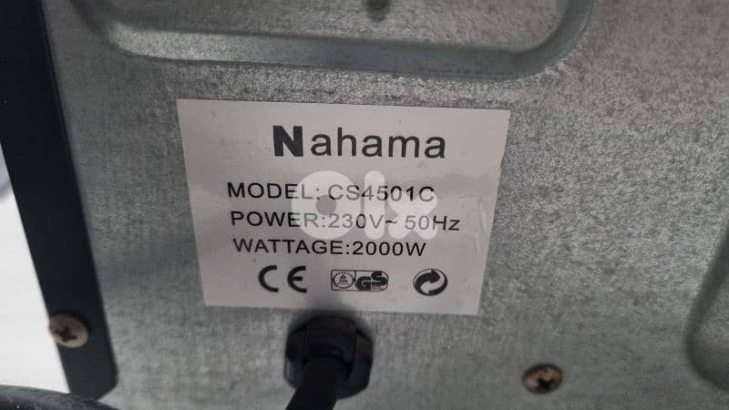 Nahama Electric Oven 2000W with Convection Fan (Nearly New) 13