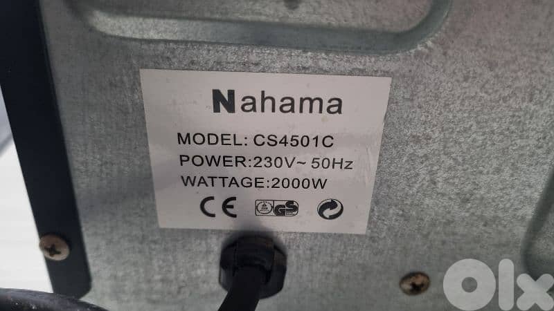 Nahama Electric Oven 2000W with Convection Fan (Nearly New) 14
