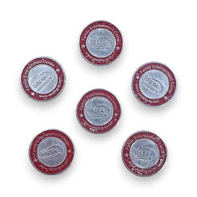 MEGA RED ARCADE TOKENS (Box of 1000)