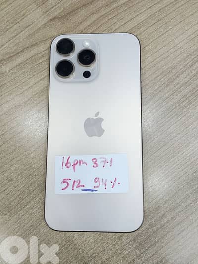 apple iphone 16 pro max used 512GB desert