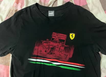 Ferrari shirt kimi raikkonon car official puma product