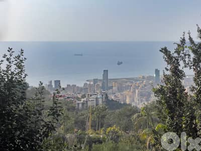 Bsalim Main Road Land - أرض ببصاليم على الطريق العام بإطلالة بحر