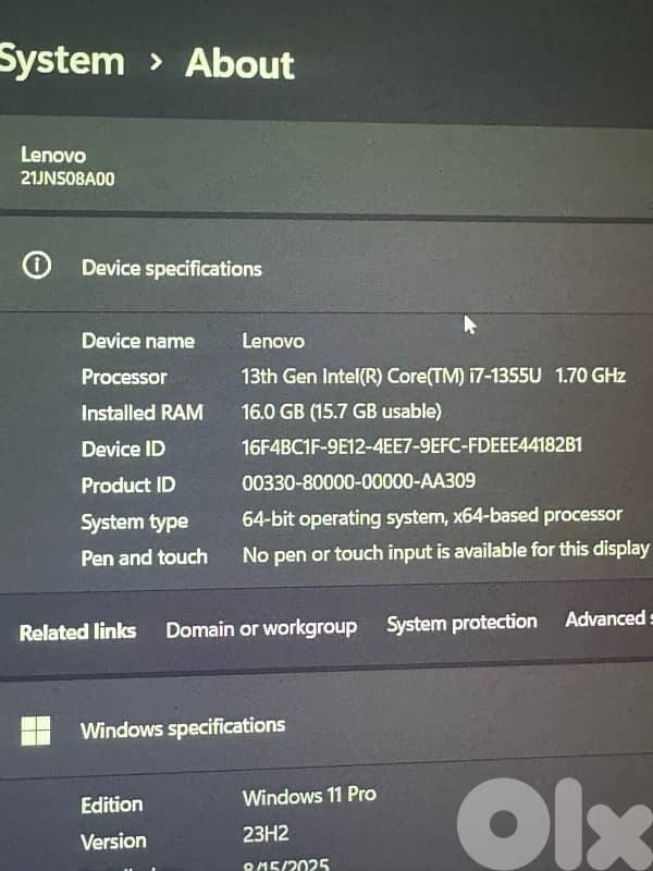 lenovo thinkpad corei7 13th gen 2
