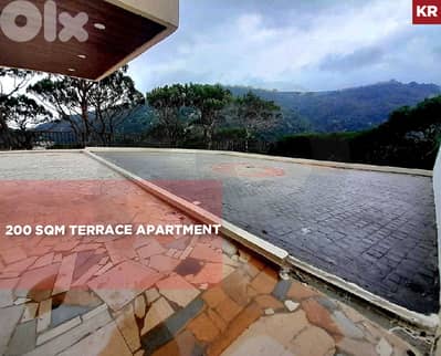 200 SQM Terrace, Broummana, mar chaaya/برمانا, مار شعيا REF#KR134243