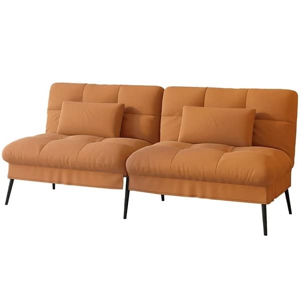 sofa bed camel color 5