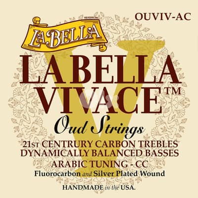 La Bella OUVIV-AC Vivace Oud Strings, Arabic CC Tuning