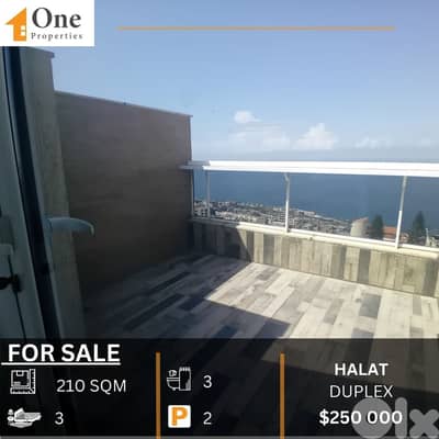 DUPLEX APARTMENT FOR SALE IN HALAT JBEIL