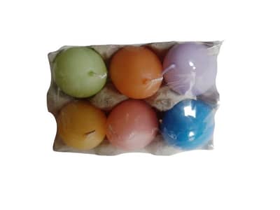 Easter egg candles