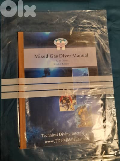 Technical Diving International TDI Diver Manual/Book