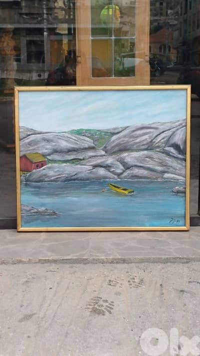 لوحة رسم زيتي اوروبية