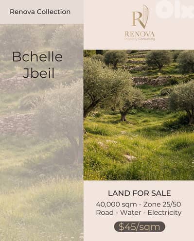 Land for sale in Mechmech Jbeil