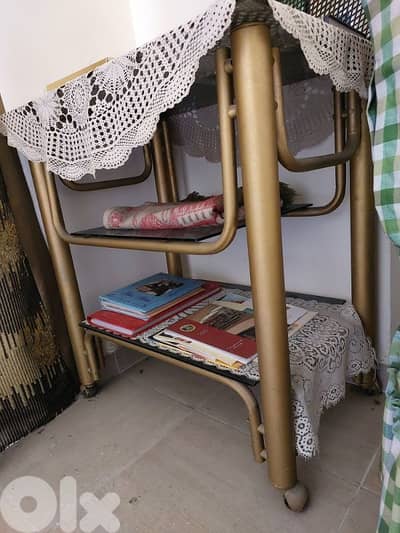طاولة متحركة برفوف 3 Shelves Table