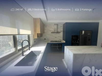 Luxury Sea View Apartment for Rent in Bayada | Brand New & Spacious