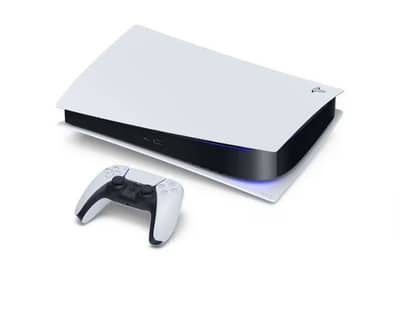 Ps5 with 1 controller barley used with box