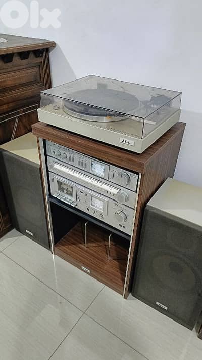 vintage akai stereo system