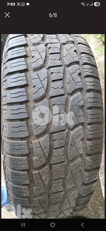 Jeep 5 Rims 4 tires 4