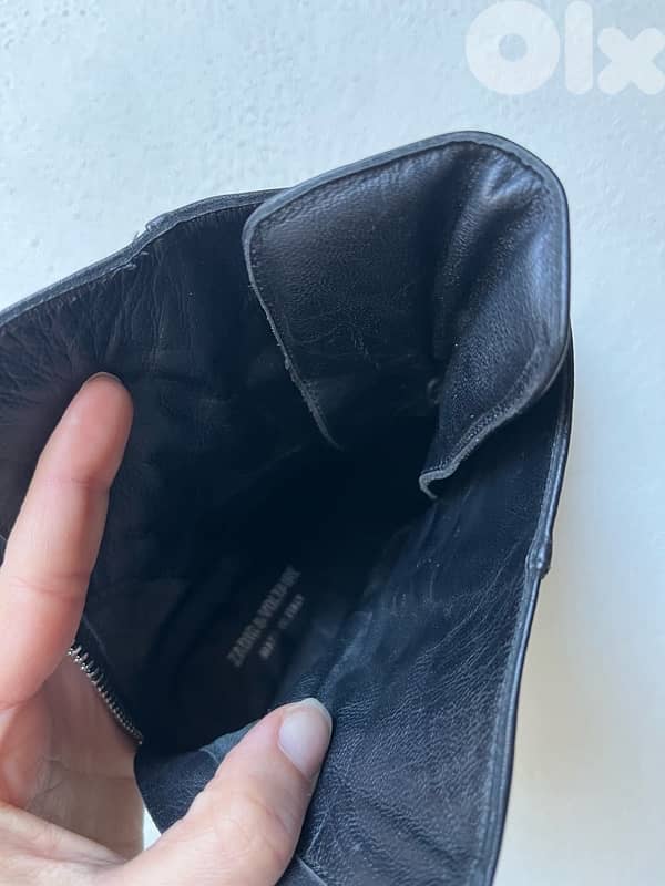 Z @dig  V. moto biker belted booties size 37! 9