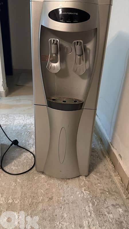 microwave , tv and water cooler 2