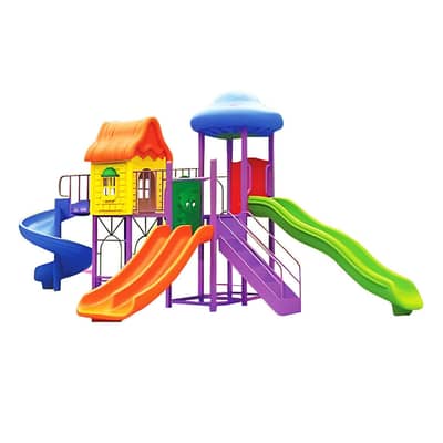 Preschool Kids Outdoor Playground 850 x 400 x 290 cm - مجموعة ألعاب