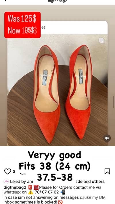 … red genuine suede pumps size 38 swipe