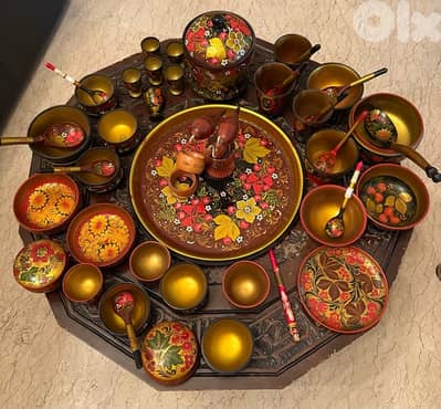 Vaisselle artisanale Khokhloma