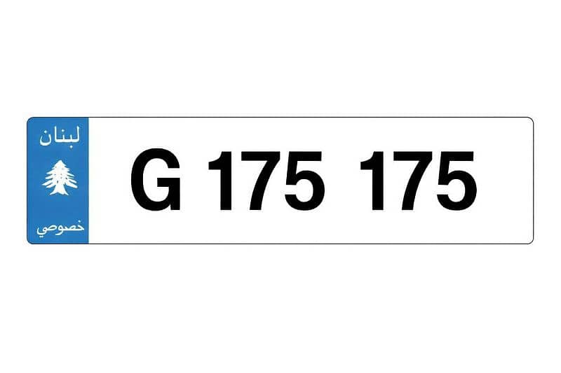 Special 6 Digits Car Plate Number 1
