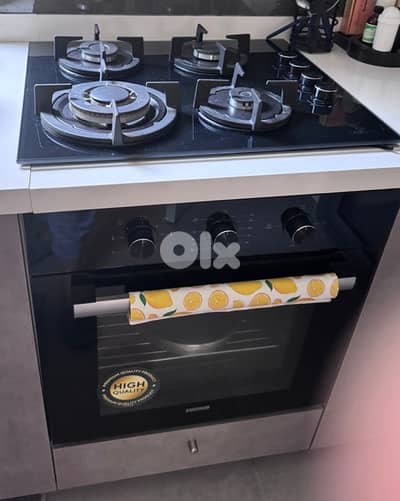 Flame Gas Cooktop and oven