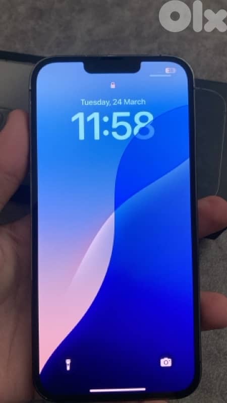 used like new 13pro max 256gb no faceid 1