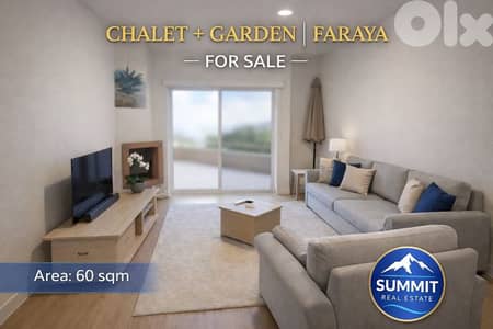 Cozy Chalet With Garden | For Sale | Faraya Village | 60 sqm