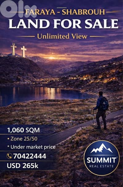 Land for Sale – Faraya (Chabrouh) | Prime Location |