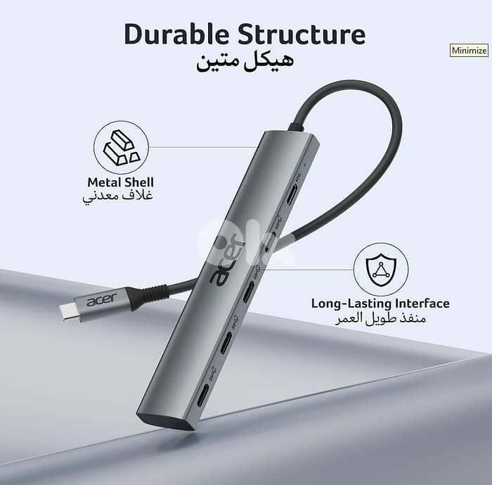 Acer 5-In-1 USB C Hub 3