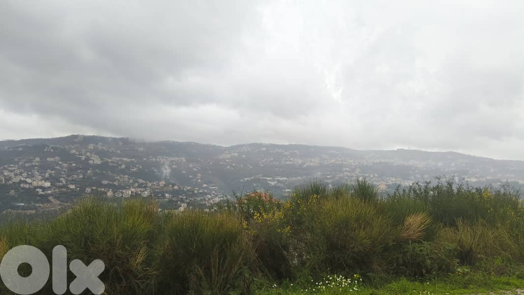 RWK142MF - Land for sale in Ajaltoun with open panoramic view 1