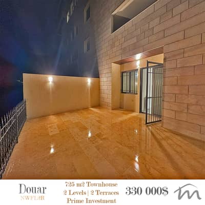 Douar - Mar Moussa | 455$/m² | 2 Levels 725m² Town-House | 2 Terraces