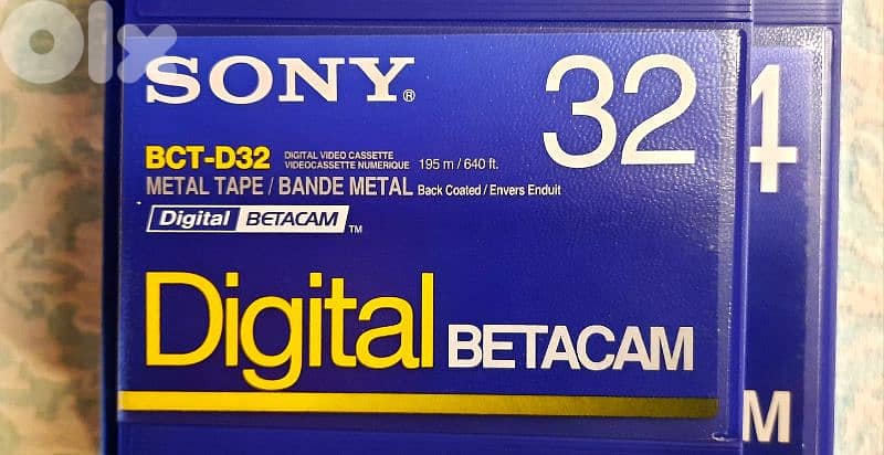 Vintage Digital Betamax, Betamax, VHS Cassette Tapes 8