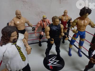 WWE WWF WCW wrestling figurines starting 7$ check description