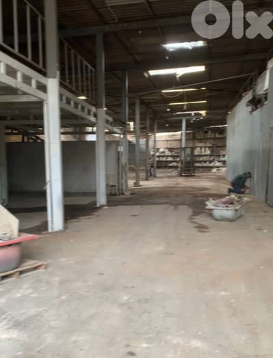 Depot + Mezanine For Rent In Zalka مستودع للاجار في الزلقا