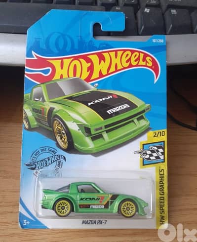 Hot Wheels Mazda diecast model 1;64.