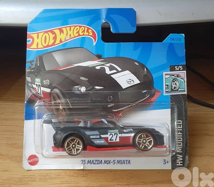 Hot Wheels Mazda diecast model 1;64. 10