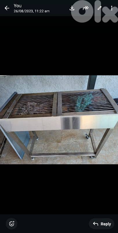 stainless steel grill 1