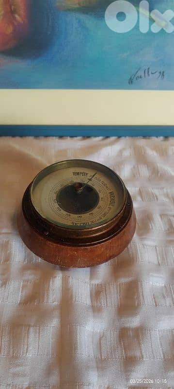 Vintage Swift Frech Nautical Wall Hanging Barometer 1