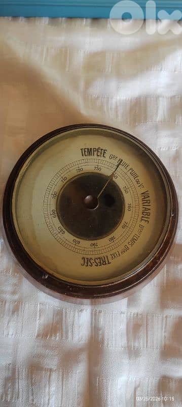 Vintage Swift Frech Nautical Wall Hanging Barometer 2