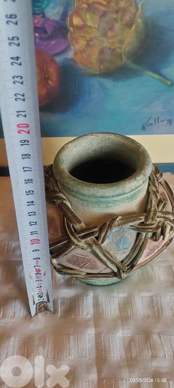 Antique Chinese Green Glazed Earthenware Pottery 1